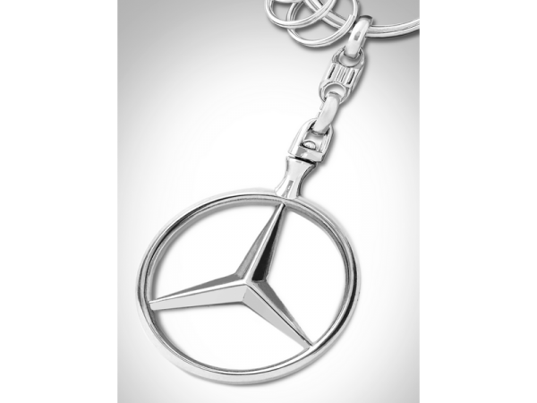 Mercedes-Benz Schlüsselanhänger Brüssel silber