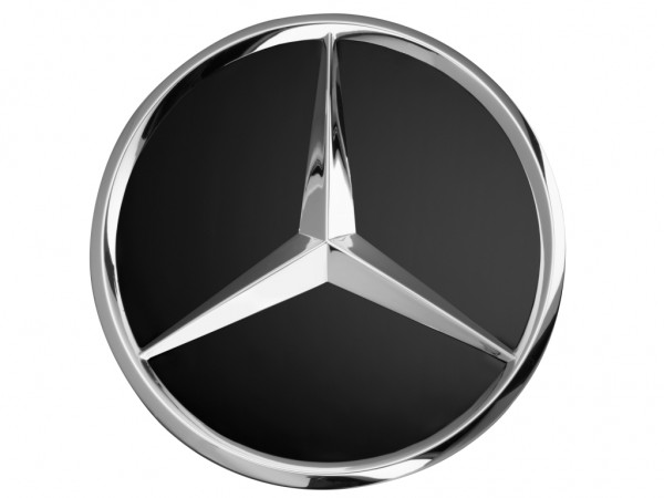 Mercedes-Benz Nabendeckel schwarz glanz 66,8mm