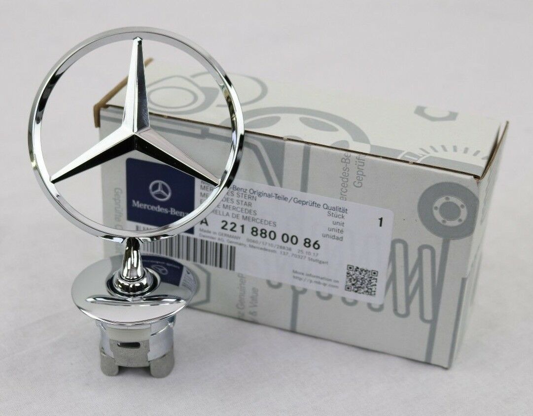 orig nur E-Klasse W212/S212 Mercedes Emblem für Motorhaube -NEU 